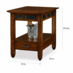 rustic oak end table free shipping today tables small sitting room design swing arm floor lamp living set montreal laura ashley wine glasses etched glass door powell furniture 150x150