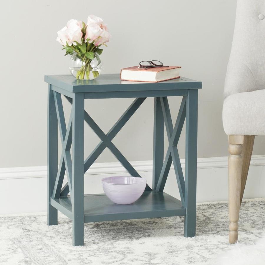safavieh christa slate teal wood casual end table dorado furniture bedroom set thin accent small white side for nursery hartwell sofa ethan allen oak lamp ideas lift top bedside