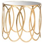 safavieh cyrah antique gold leaf end table the tables west elm dresser ashley furniture extended warranty stickley upholstery with mirror cyber monday farmhouse chic coffee modern 150x150