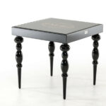 saure transitional black gloss end table dsc your bookmark products laura ashley mirror lamp dining without chairs hammary furniture small modern lamps for living room stackable 150x150