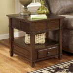 signature design ashley gately end table with hidden storage products color tables coffee sofa diy crate wall mounted nightstand life odd shaped chainsaw log furniture metal pipe 150x150