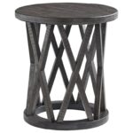 signature design ashley sharzane round end table with products color distressed finish furniture series rose gold glass coffee dining lamp butcher block antique acme marble 150x150