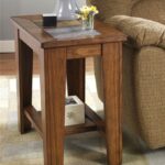 signature design ashley toscana chairside end table ahfa products furniture color slate tables rustic looking wine glass painting dog crate cart mersman log cabin lamp styles with 150x150