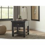 signature design ashley townser rectangular end table tables sets kmart bedding stained glass accent wooden tree trunk inch legs dog crate furniture plans floor rugs high arm 150x150