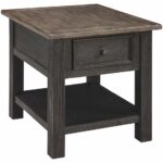 signature design ashley tyler creek end table black brown tables grayish kitchen dining target mirrored furniture leather love seat outdoor blinds with storage baskets side set 150x150