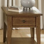 single drawer end table with slate top liberty furniture wolf products color hearthstone tables coffee glass white mainstays bookshelf broyhill premier dresser extra large dog 150x150