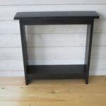 small accent table skinny side narrow end tzlanl black tables entryway rustic wood hall stain handmade farmhouse furniture magnussen albany casual coffee ethan allen nightstand 150x150