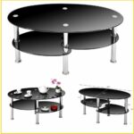 small coffee table with storage modern round glass end oval details about black tempered mosaic top patio side contemporary and tables adjustable square basket wood marble 150x150