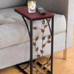 sofa side and end table small metal dark brown wood tables top with leaf design perfect for your living room slides chair recliner keep real leather set dog crate frame legends 150x150
