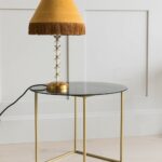 sofia brass smoked glass side table rose grey end tables double tap zoom large white crate sofa decor ideas furniture consignment houston coffee with hole middle medusa floor lamp 150x150
