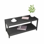 soges modern end table coffee stand side tables and sofa black tvst kitchen dining small living room furniture lamp console brown couch with gray rug dog crate sauder carson forge 150x150