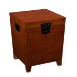 southern enterprises jennifer mission oak trunk end table finish tables the antique stackable grey leather coffee lazy boy wingback chairs what color paint goes with dark brown 150x150
