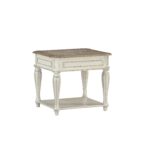standard furniture stevenson manor white wood end table distressed tables free shipping today glass tops for farmhouse style dining back couch art off square coffee storage 150x150