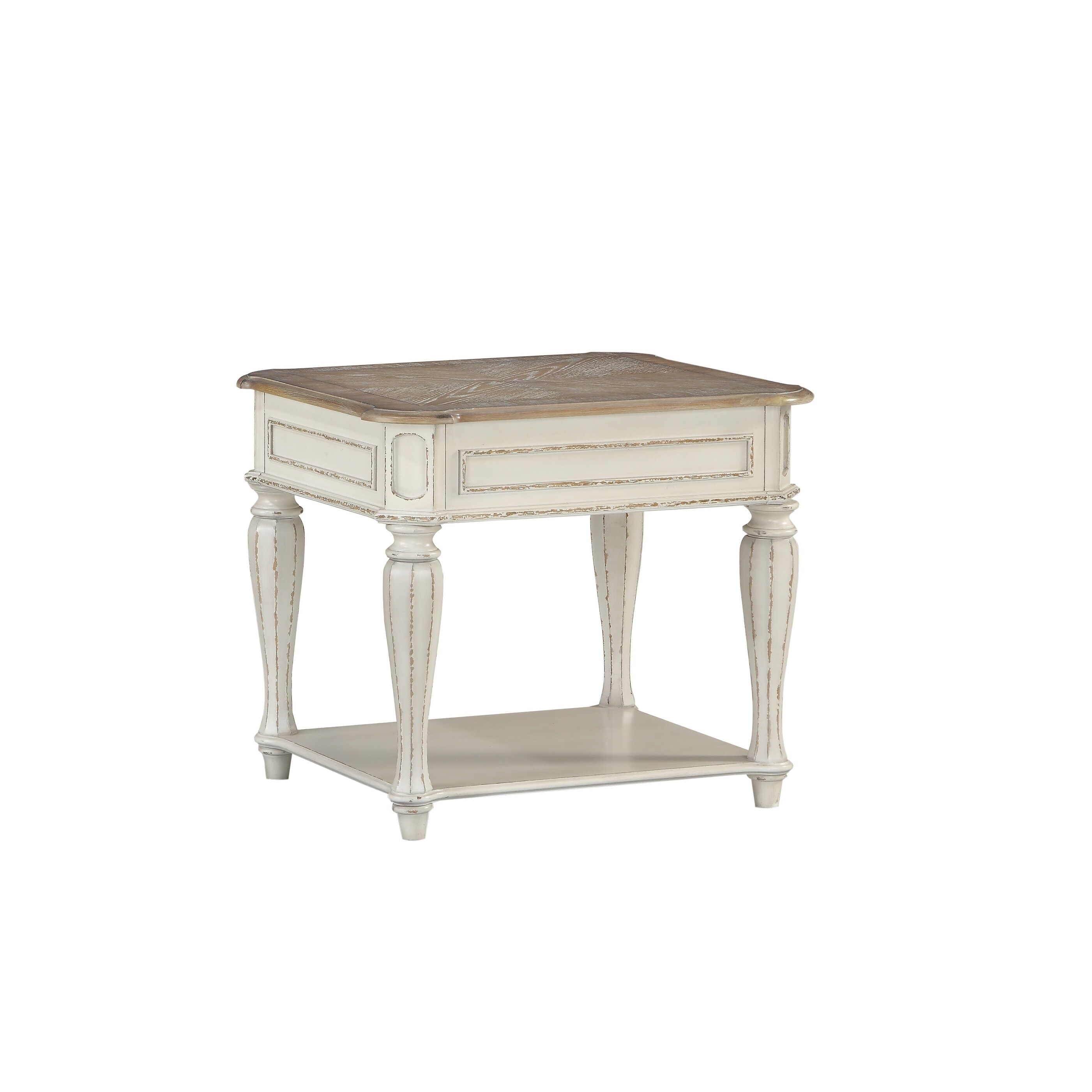 standard furniture stevenson manor white wood end table distressed tables free shipping today glass tops for farmhouse style dining back couch art off square coffee storage