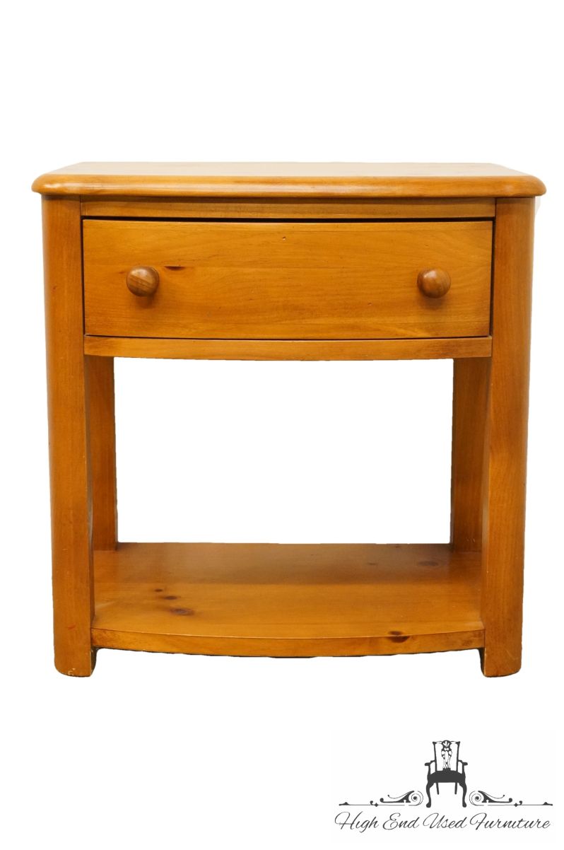 stanley furniture solid pine country french nightstand side end tables table mid century sofa metal white medium oak night height standard row bedroom lexington marble top ashley