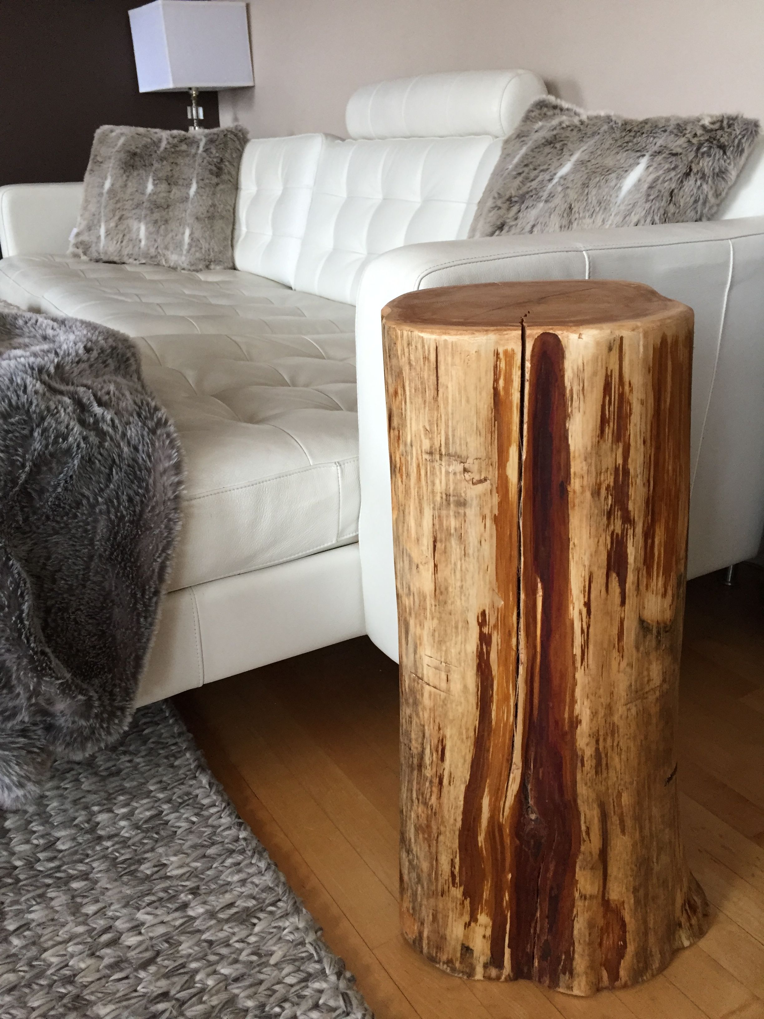 stump end table tall tree trunk for bedside diy pallet dog kennel glass dining base ideas with wicker drawers bluestone parsons coffee paint colors dark wood furniture making high