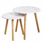 target marketing systems darcy collection mid century end tables coffee modern set laminated faux marble nesting kitchen dining unfinished furniture canton mirrored nightstand 150x150