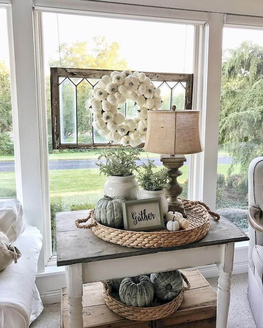 the best farmhouse living room design ideas casa end table decor autumnal pumpkin display tap link now see where world leading interior designers purchase their beautifully