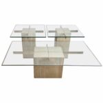 travertine marble and glass coffee table side tables artedi end night diy pallet furniture instructions square metal lexington desk universal summer hill dining threshold shelf 150x150
