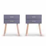 two nightstand side end table drawers pine wood bedroom tables legs living room furniture grey kitchen dining extra large dog crate rose gold target what color throw pillows for 150x150