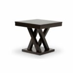 urban designs inch everdon dark brown modern end table black contemporary tables free shipping today vintage white nightstand country style sofa cool metal rustic kitchen and 150x150