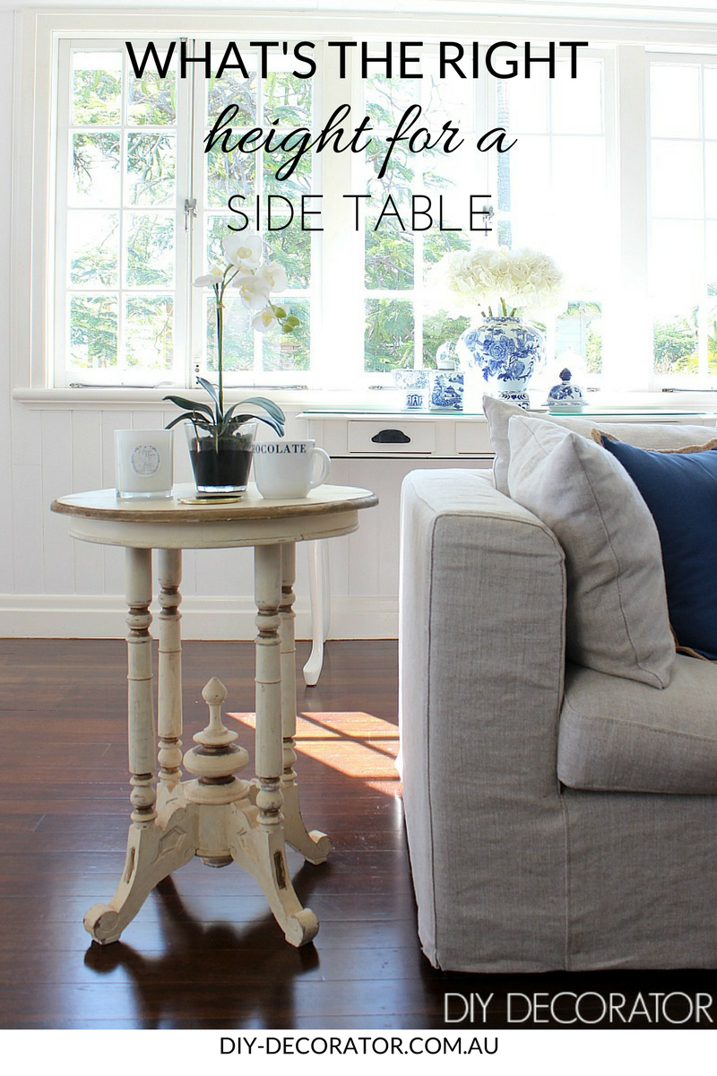 what the right height for side table interior design rules end read this blog post before you new unusual glass dining room with wood base tree stump coffee iron patio whalen sofa