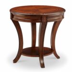winslet traditional cherry oval end table tables magnussen home furnishings brown laura ashley bedding usa multi coloured nest metal accent extra slim console yellow patio side 150x150