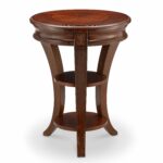 winslet traditional cherry round accent table free end finish shipping today blue couch living room stickley hutch pottery barn kitchen chairs mission style night tables wood 150x150