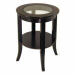 winsome wood genoa occasional table espresso round end kitchen dining decorating ideas for family rooms with leather furniture ethan allen dubai whole patio big lots chairs coffee 150x150