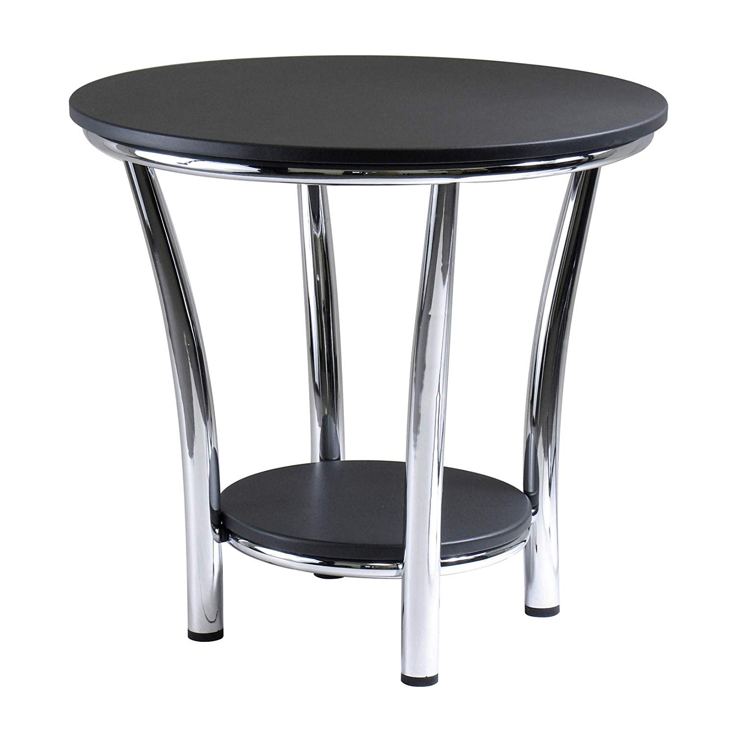 winsome wood occasional table black metal round end top legs kitchen dining pulaski counter stools small plastic patio mission furniture denver asian side cabinet laura ashley set