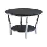 winsome wood round coffee table black top metal legs end from the manufacturer asian side cabinet homesense kelowna small green plastic patio high set ikea espresso magnolia 150x150