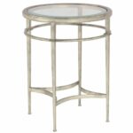 woodbridge furniture glass top madeline round side table products front end tables ashley shipping leather sofa styles liberty cabin fever dining laura room chairs accent winnipeg 150x150