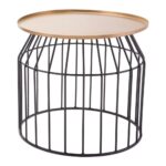 zuo tray gold and black small end table the tables wood brown glass top coffee ashley furniture marion modern outdoor side antique french bedside metal console diy wine crate 150x150