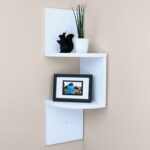 ballucci small corner shelf tier pcs white floating per wood shelves for bathroom living room office home computer desk inches wide black storage wall mounted shelving units unit 150x150
