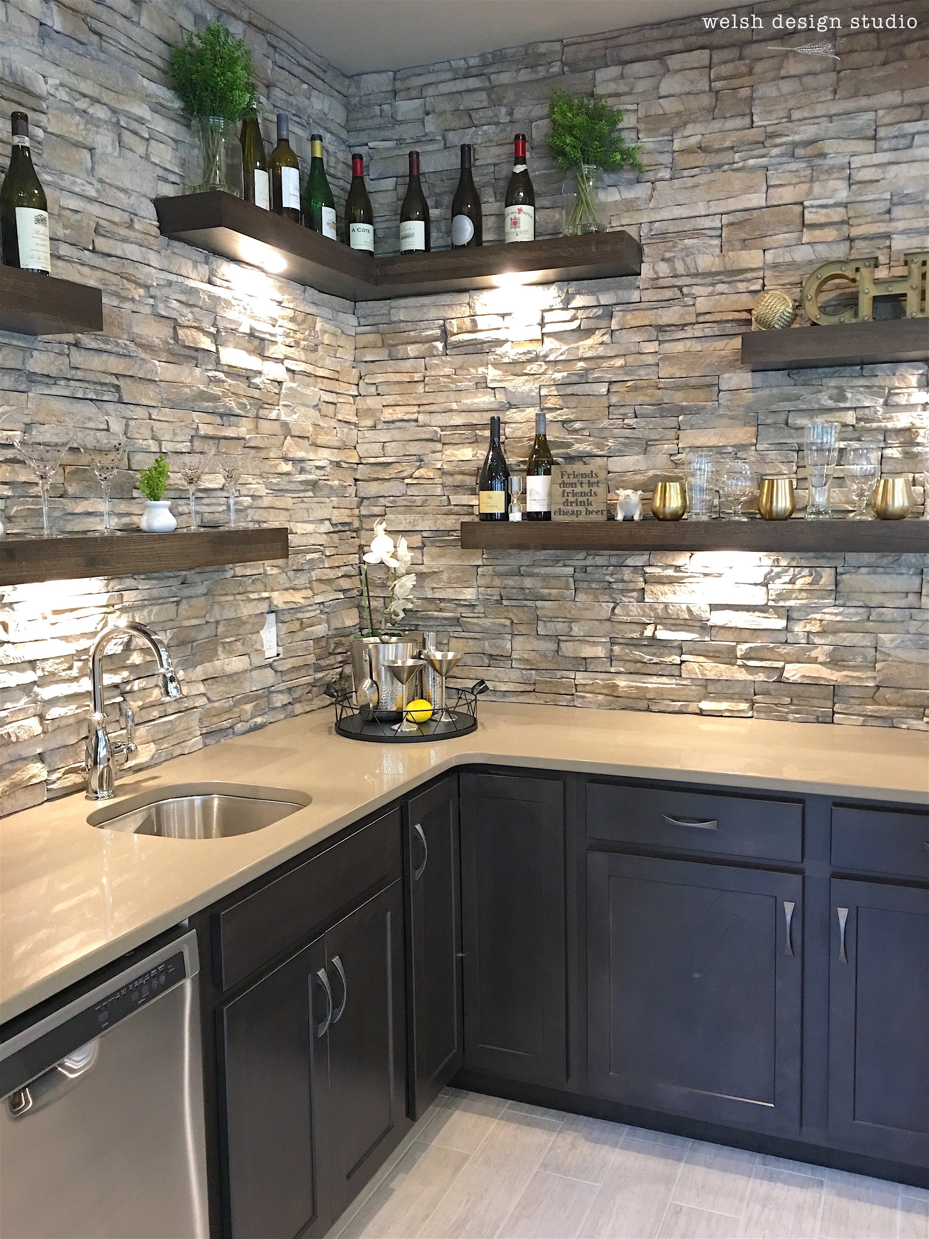 best the parade homes day basements rec rooms floating shelves wet bar beautiful with and stone shelf brackets wickes wall mounted oak bookcase book desk hall stand ikea peel
