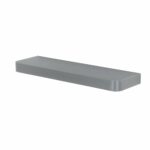 core products trent matt grey narrow floating shelf kit leader white shelves shoe rack closed type shelving for sheds and garages inch wide unit small diy wall desk iron scroll 150x150