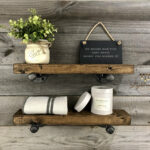 dark walnut deep thick floating shelves wall etsy fullxfull wood metal shelving laying vinyl sheet flooring over existing little bathroom ideas wooden fire mantle build your own 150x150