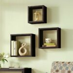 details about floating wall cube box shelf shelves light oak dark and boxes walnut set modern bedroom closet design ideas mounted tree coat hanger decorative rack with small 150x150