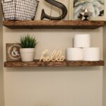 diy faux floating shelves demeure bathroom decor home love the simple styling these floor for bedroom black gloss shelf corner mounted accent shoe chest kitchen with large white 150x150