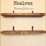 diy faux floating shelves home improvement decor room simple shelf plans hanging drywall without studs wooden bookcase corner cabinet wall cape town blue and white ikat fabric 150x150