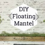 diy floating mantel shelf how make rustic wood weathered gray target threshold outdoor brackets kitchen box shelves cupboards for garage cherry wall removable hooks brick walls 150x150