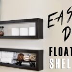 diy floating shelf shelves design for living room cable box dvd player office closet system clear plastic glass supports black gloss large white shoe cabinet security deep wall 150x150