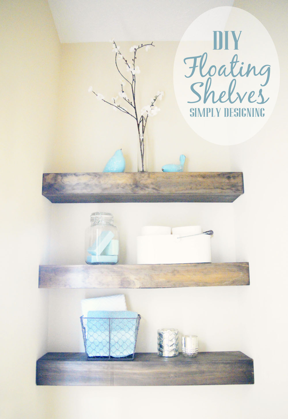 diy floating shelves how measure cut and install build your own are really easy make they the perfect shoe storage for small spaces reclaimed kitchen cube from ikea suncast corner