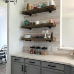 diy floating shelves with pipe shanty chic kitchen white wall mounted bookshelves home entertainment center the shelf deep bathroom basin glass corner protectors gaming desk black 150x150