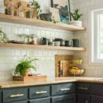 diy open shelving kitchen guide bigger than the three floating shelves that hold lot weight ideas hidden countertop support high gloss cabinets chair leg covers distressed wood 150x150