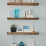 diy rustic modern floating shelves part one thick white office furniture computer table wall mounted open shelving coat hooks with shelf safe hidden compartment french cleat 150x150