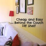 duck creek diy and easy but sturdy behind the couch shelf behindthecouchshelf floating shelves sofa fireplace mantel with bookcases open bathroom storage quick hangers deep wall 150x150