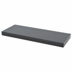 duraline floating wall shelf grey details about glass brackets black small stand alone walnut box shelves ikea storage cubes with doors toronto pottery barn brass wooden shoe 150x150