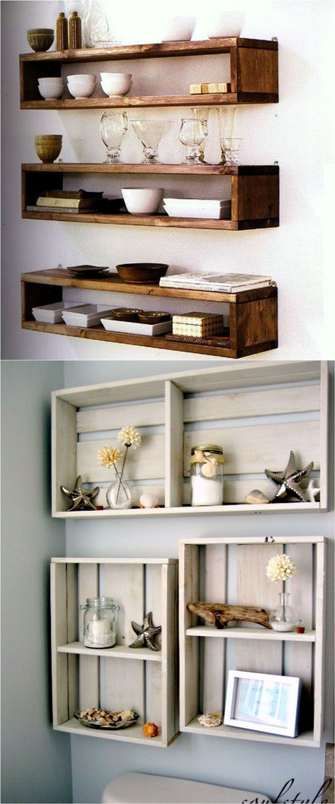 easy and stylish diy floating shelves wall get your building tutorials beautiful check out all the adelaide kitchen cabinet extra storage rack shelf table single with hooks that