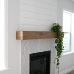easy diy wood mantel stunning mantels home fireplace floating shelf white love how clean and fresh like this look sell hardware you can create your own unique check out our 150x150